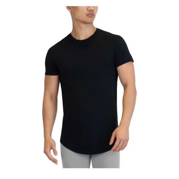 Fresh Clean Threads Classic Black Men's T-Shirt - Picture 1 of 4